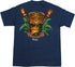 Hawaii Tiki God Screenprinted Hawaiian T-Shirt