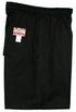 RJC Men's Elastic Waistband 3 Pockets Cotton Twill Solid Shorts