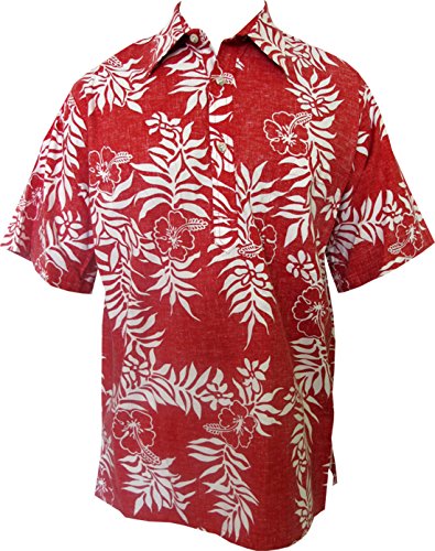 Go Barefoot Mens Mini Tahitian Pullover Reverse Cotton Shirt
