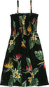 Bird of Paradise Display Girl's Hawaiian Smocked Dress