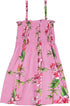 Plumeria Bamboo Panel Girl's Hawaiian Smocked Dress