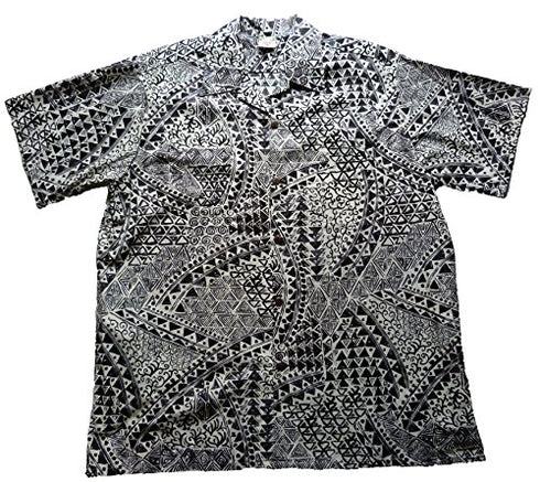 Go Barefoot Mens Hawaiian Tats Big & Tall Shirt