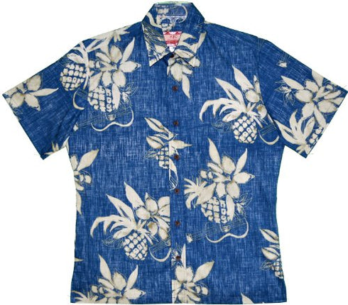 RJC Mens Ukulele Pineapple Reverse Shirt