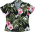 RJC Womens Pale Hibiscus Orchid Fitted Blouse