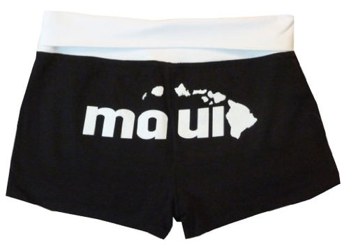 Women's Maui Butt Foldover Waistband Low Rise Yoga Short