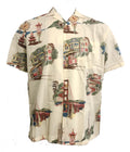 San Francisco Men's Hawaiian Aloha Vintage Cotton Lawn Shirt