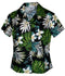 Pacific Legend Women's Frangipani Monstera Fern Fitted Shirt