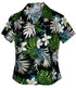 Pacific Legend Women's Frangipani Monstera Fern Fitted Shirt