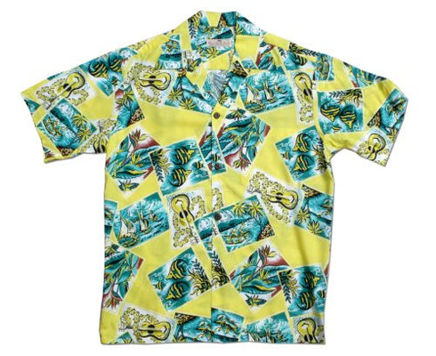 Pineapple Juice Mens Postcards Shirt