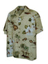Pacific Legend Mens Hawaiian Island Archipelago Hibiscus Shirt