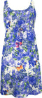 Fluttering Butterfly Women's Empire Tie Front Hawaiian Dress (Generous Fit)