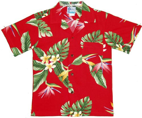 RJC Boys Bird of Paradise Display Rayon Shirt