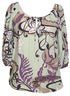 RJC Womens Magical Tropical Trip Peasant Blouse