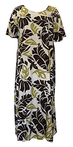 RJC Bold Banana Leaf Plus Size Womens Evening Dress