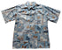 Made in USA - Go Barefoot Men's Pacifica Islander Reverse Aloha Shirt