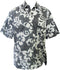 Made in USA - Go Barefoot Men's Star Pareau Reverse Aloha Shirt