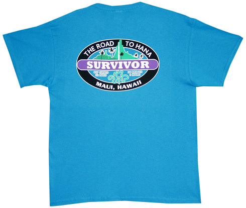 The Road to Hana Maui Survivor Screen Printed Hawaiian T-Shirt
