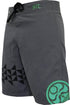 HIC 21" Makena Peached Microsuede Boardshorts Black