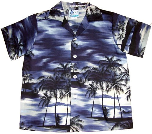RJC Boy's Night Time Surf Hawaiian Shirt