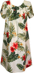 RJC Women's Tropical Summer Hibiscus Muumuu Dress