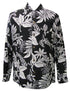 Paradise Found Mens Tiare Kamehameha Style Long Sleeve Shirt