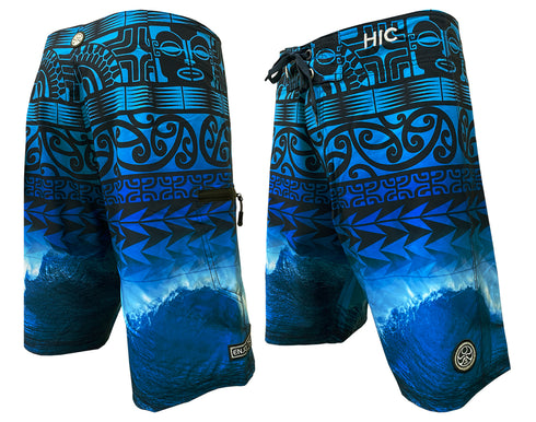 Hawaiian Island Creations (HIC) 20" Poly Wave 8 Way Stretch Boardshorts