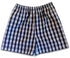 Pineapple Juice Mens Palaka Plaid Elastic Waistband Vintage Shorts