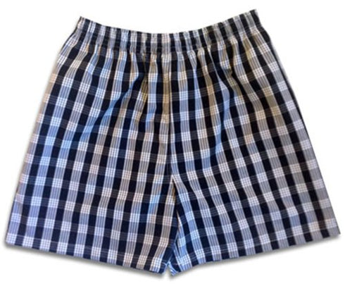 Pineapple Juice Mens Palaka Plaid Elastic Waistband Vintage Shorts