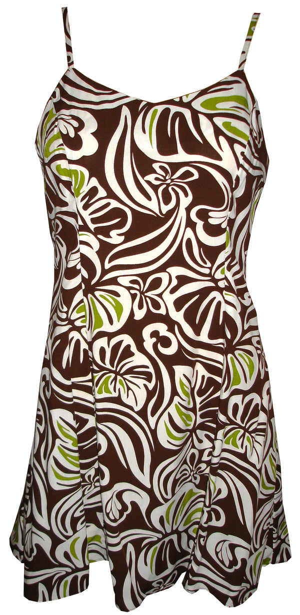 Kailua Women's Princess Seam Flared Hawaiian Dress (Petite Size)