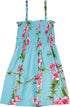 Plumeria Bamboo Panel Girl's Hawaiian Smocked Dress