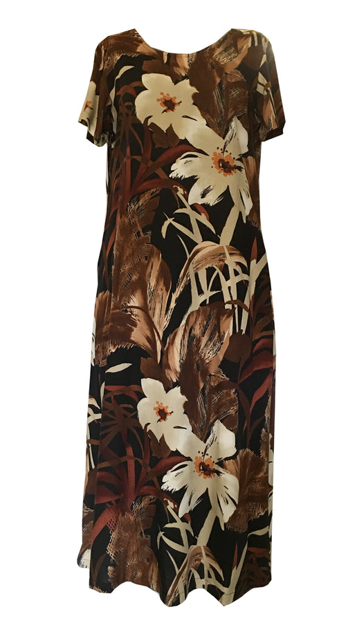 RJC Oriental Watercolor Womens Evening Dress