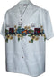 Pacific Legend Mens M to 4X RT 66 Flaming Roadster Chest Band Shirt