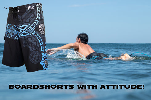 Hawaiian Island Creations (HIC) 21" Kanaha 8 Way Stretch Boardshorts