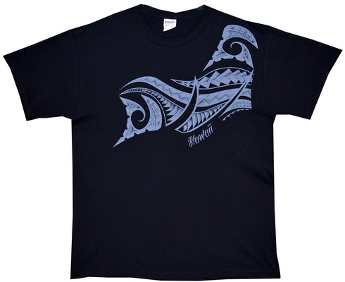 Polynesian Tribal Screenprinted Hawaiian T-Shirt