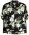 RJC Mens White Orchid Hibiscus Rayon Shirt