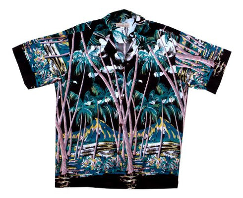 Pineapple Juice Mens Hawaiian Palm Shirt