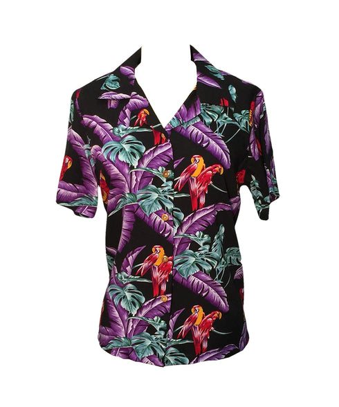 Jungle Bird Women's Hawaiian Camp Shirt