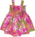 RJC Girls Hibiscus Natal Plum Bungee Tube Top 2pc Set