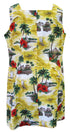 Red Hibiscus Island Women's A-Line Hawaiian Dress