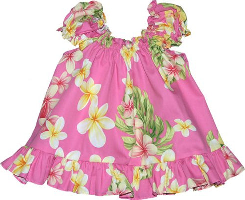 RJC Baby Girls Maui Plumeria Puff Sleeve 2pc Set
