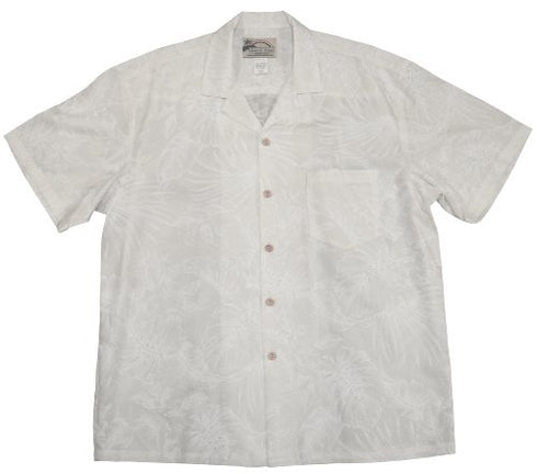 Paradise Found Mens Midnight Garden Wedding White Shirt