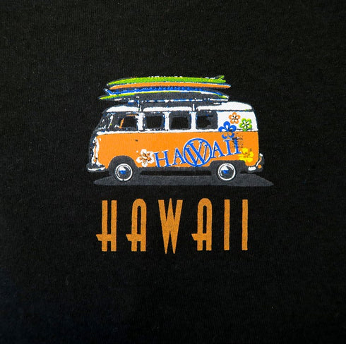 Volkswagen Bus Screenprinted Hawaiian T-Shirt