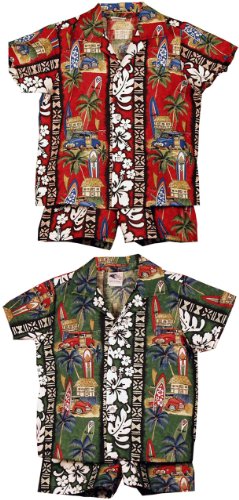 RJC Boys 6 Months to 7 Toddler Surfboard Woodie 2pc Set