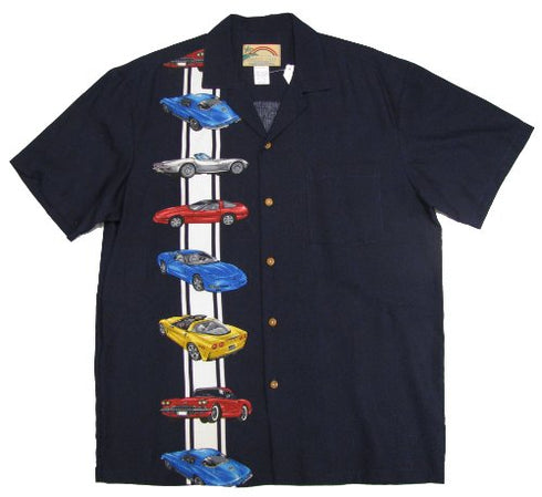 Paradise Found Mens Corvette Panel Shirt