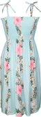 Paradise Lei Panel Women's Hawaiian Smocked Dress