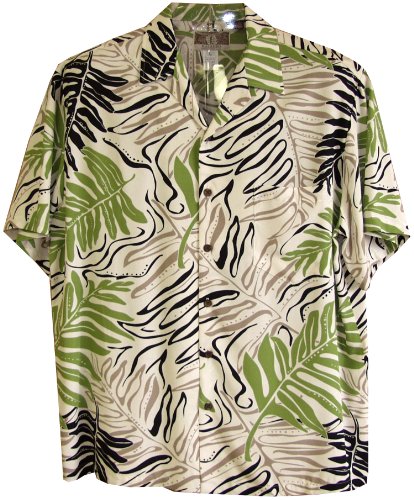 RJC Mens Tropical Fern Rayon Shirt