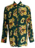 Pineapple Juice Mens Ukulele Lei Long Sleeve Vintage Shirt
