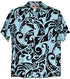 RJC Mens Modern Polynesian Tattoo Rayon Shirt