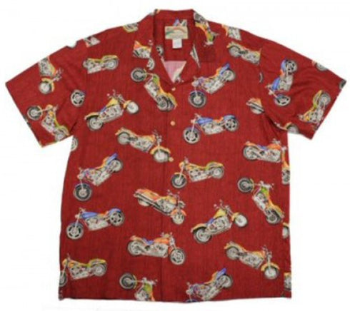 Paradise Found Mens Maui Motorcycle Shirt