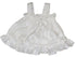 RJC Toddler Girls Classic Hibiscus Ruffle Wedding White Dress